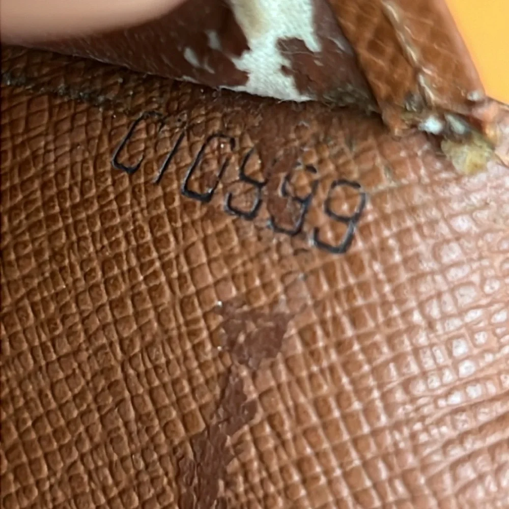 LV Luis Vuitton Brazza Long Wallet Monogram Canvas Men Brown Auth. Vintage